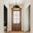 Worthing 1-Light Modern Farmhouse Single Dome Kitchen Island Pendant Light-2133923709