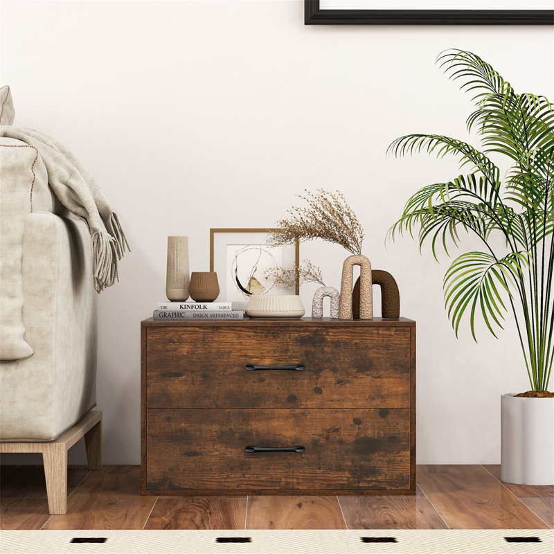 60 cm W Chest of 2 Drawers