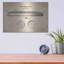 «Flying Disc Blueprint Brevet Parchment», art mural en métal-1021777118
