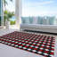 Tapis noir intérieur / extérieur lavable à la machine Xhevrie-1262066647
