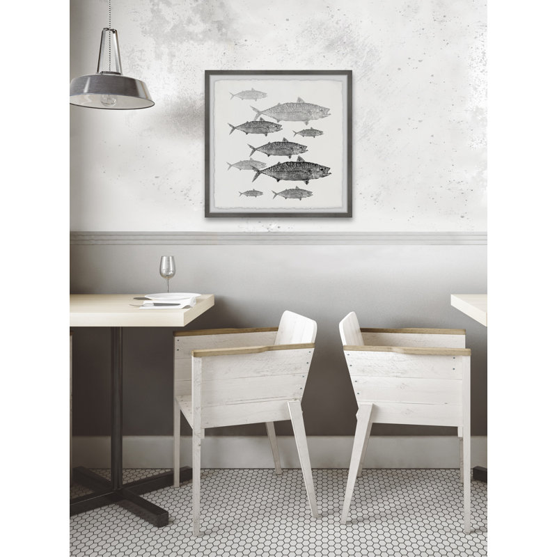 " Freshwater Fish " Painting Print, 18" H x 18" W x 1.5" D