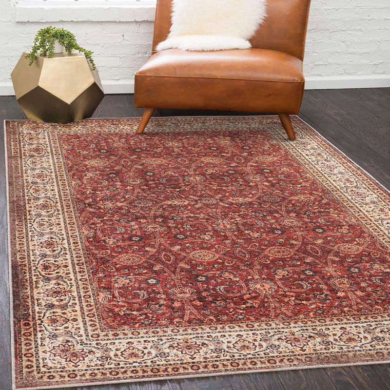 Tapis d'intérieur ou de couloir Vintage, Rectangle 9 pi x 12 pi