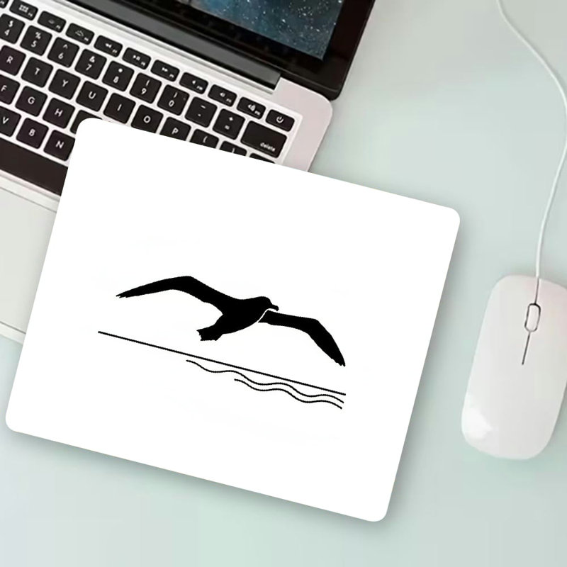 Tapis de bureau 15,75 po x 35,43 po Sea Bird Diatom Mud