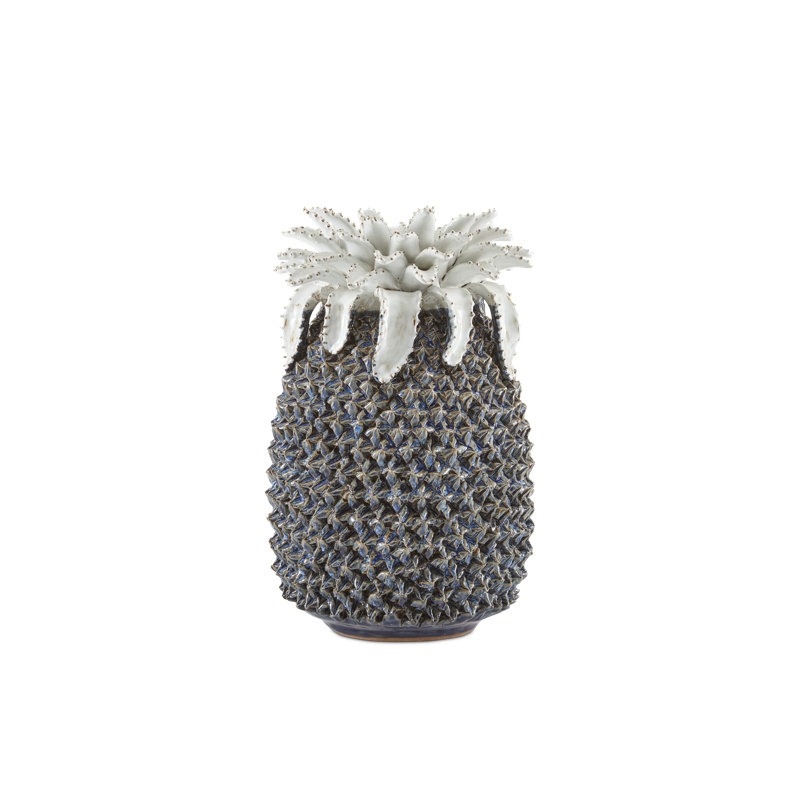Waikiki Pineapple Sculpture, 14" H x 8.75" W x 8.75" D