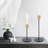 2 Pieces Iron Tabletop Candlestick
