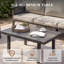 Ensemble de mobilier d'extérieur pour 5 personnes - structure en aluminium, corde tissée à la main toutes saisons, coussins de 5 pouces, ensemble de conversation pour l'extérieur-1523467295