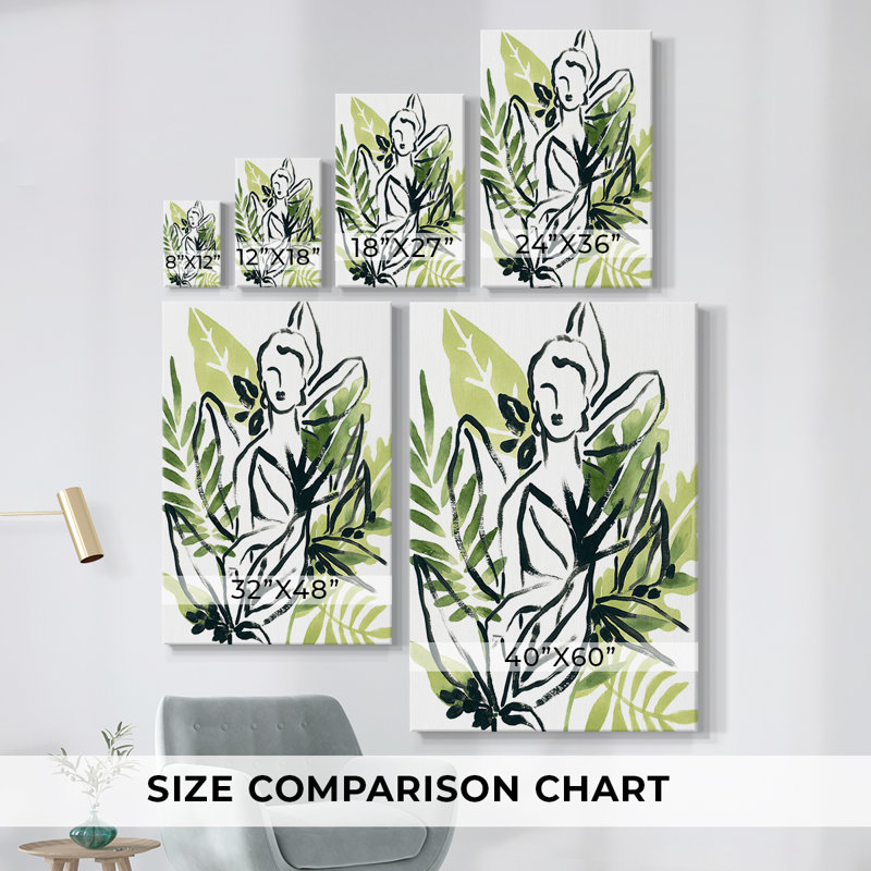 Toile tendue tropicale I-Premium Gallery, H 18 po x l 24 po