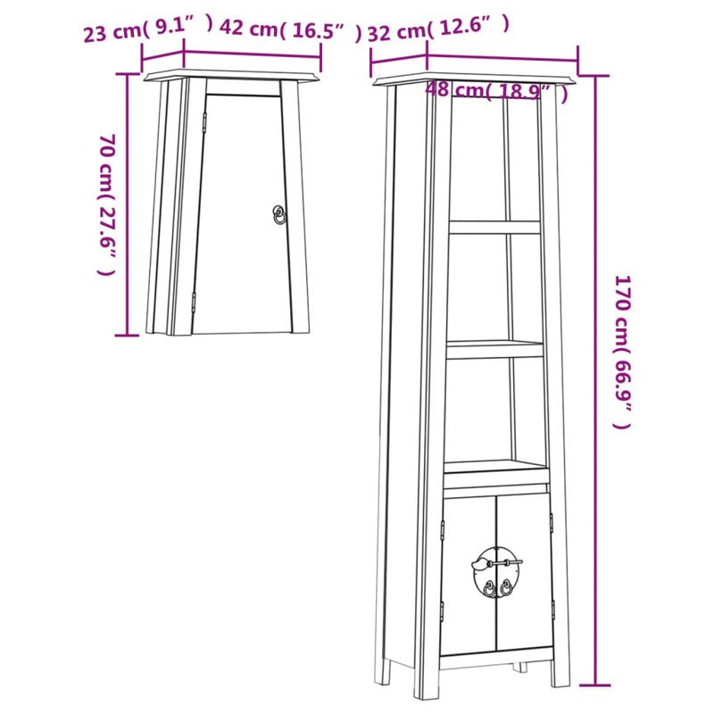 Tafolla Bathroom Furniture Suite