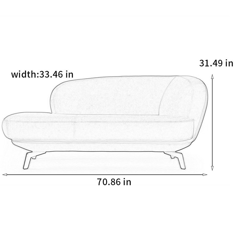 Chaise simple en pin de haute qualité, Orienté à droite