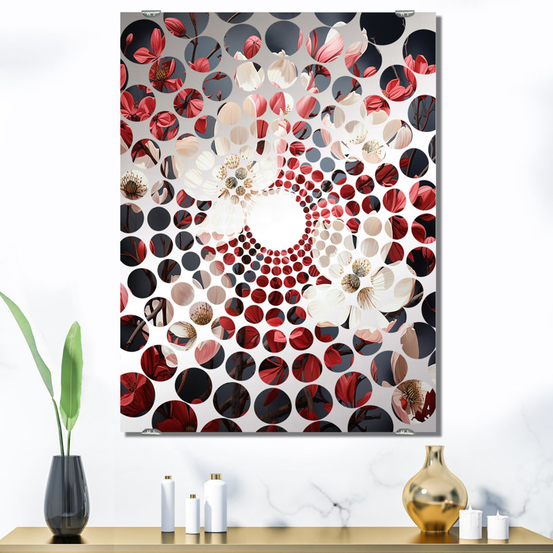 Décoration murale Henrie - Miroir cornouiller MIR141476, 40 po x 30 po