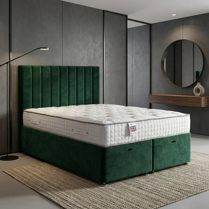 Aether Divan Bed, King, Green