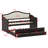 Versatile Sofa Bed Featuring Tufted Backrest, Trundle, and Built-In Storage-329959588