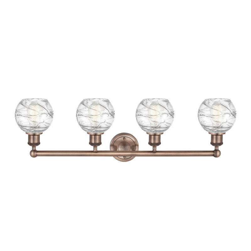 Cambria 4 - Light Dimmable Vanity Light, Antique Copper