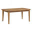 Table basse d'extérieur en bois d'acacia