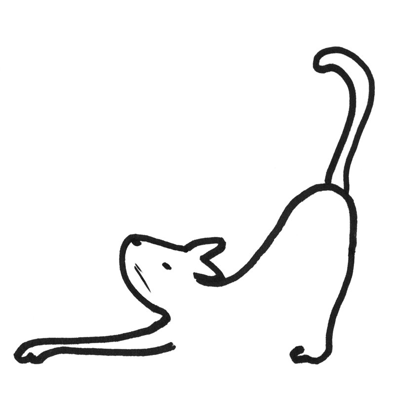 Kitteh III - Wrapped Canvas Art Prints, 30cm H x 30cm W x 3.8cm D