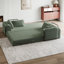 Canapé-lit convertible en chenille avec coussin cylindrique-953595845