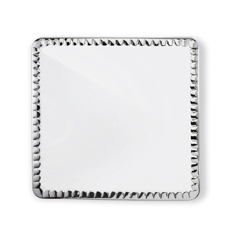 Frame Silver-plated Brass, Insert Plexiglass. Placemat