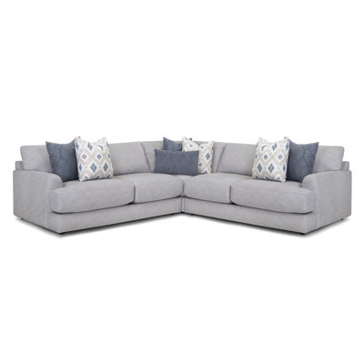 Kiados Upholstered L-Shaped Sectional Symmetrical