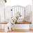 Normandie Wood Free Standing Pet Gate