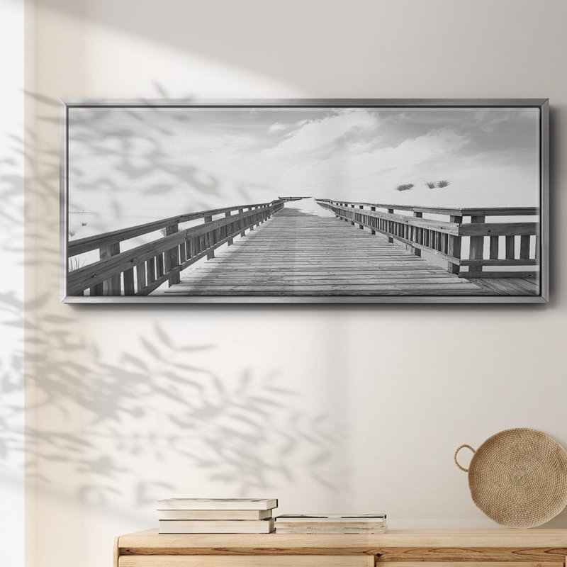 Plage - toile encadrée