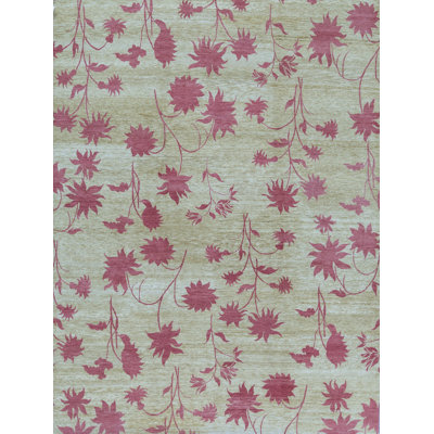 Tibetan Wool Floral Area Rug