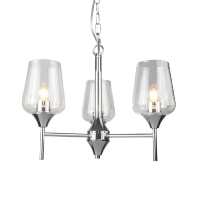 Cleaveland - Light Polished Chrome Pendant