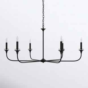 6 - Light Dimmable Classic / Traditional Chandelier