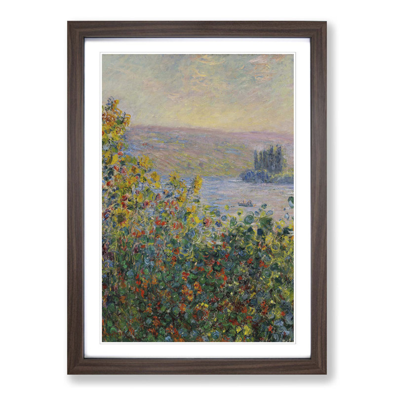 Claude Monet - Single Picture Frame Painting, Walnut