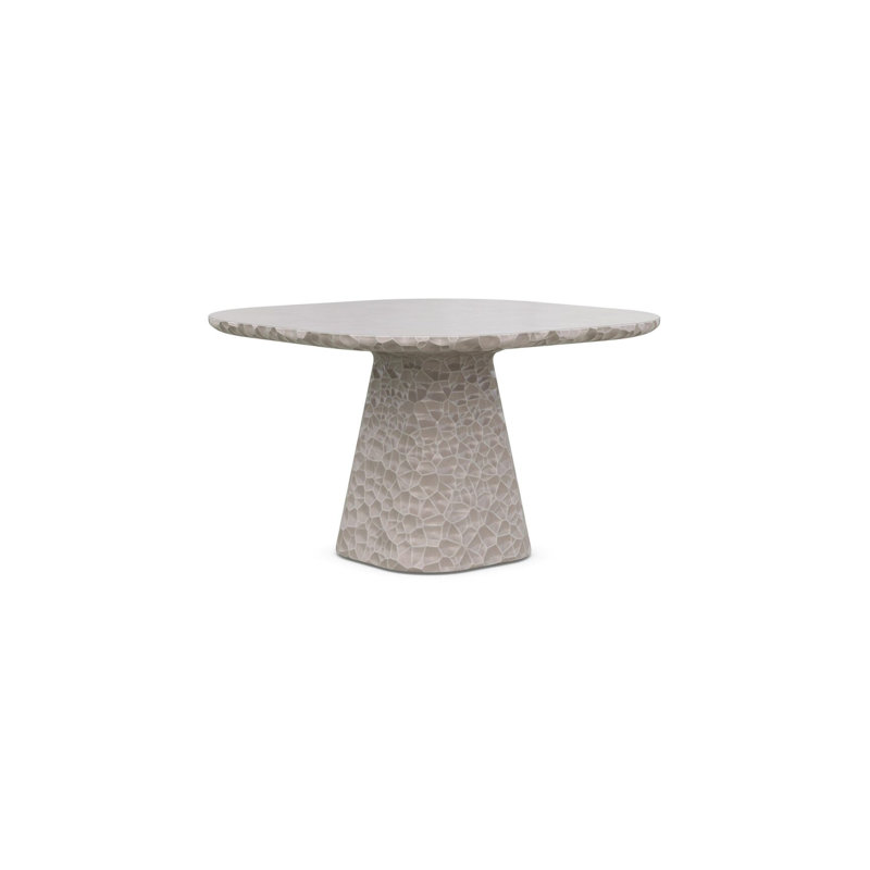 Panama 48" Dining Table Oat, White, White