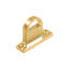 Deltana FPGHDBCR003 Offset Heavy Duty Strike for HD Bolt, Solid Brass in PVD Polished Brass-43350149