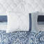 Édredon très grand 8 pièces, imprimé partiel bleu, rembourrage, 2 taies décoratives, 1, 8 matelassage imprimé, lavable à la machine européenne-120274420-120274421