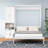 Full Size Murphy Bed With 2 Side Cabinet Storage Shelves, 61.5-Inch Cabinet Bed Folding Wall Bed With Desk Combo Perfect For Guest Room, Study, Office,White(Old Sku:BS7013008109C) (Cabinet)