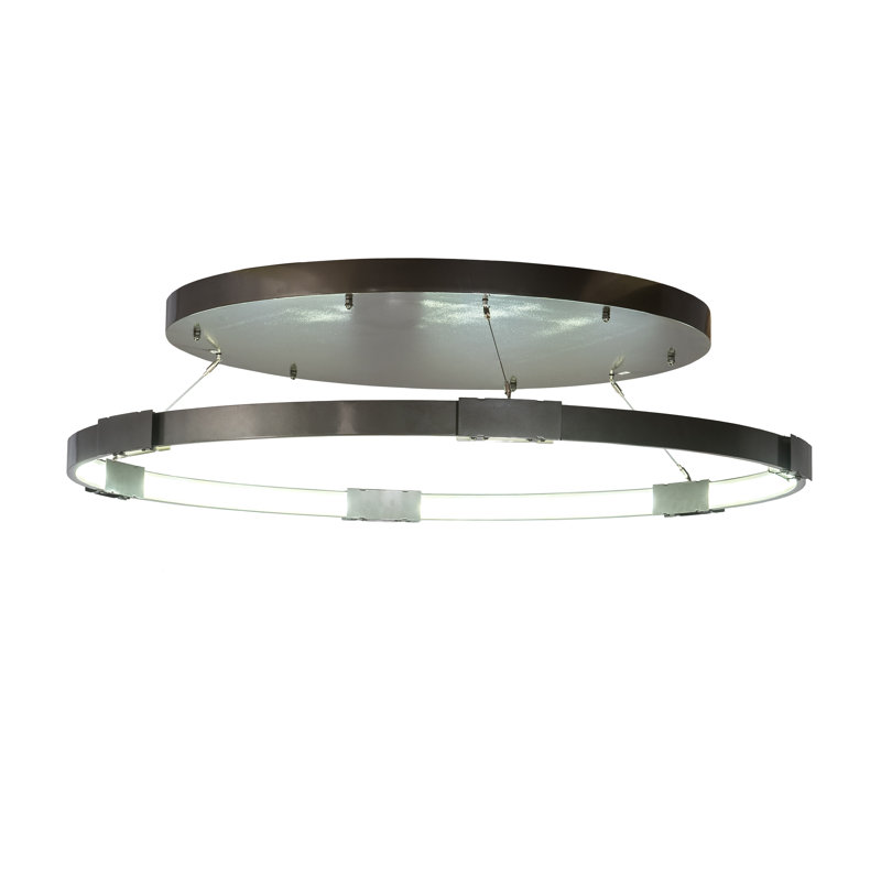 Dimmable Wagon Wheel Chandelier
