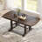 Farmhouse 60"-78" Extendable Dining Table Kitchen Table with Removable Leaf-116122490