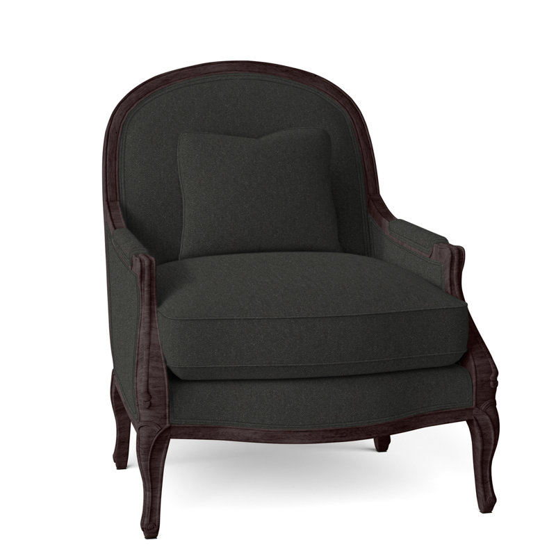Adair Upholstered Armchair, Montego Bay, Perigold In The Loop White Pepper