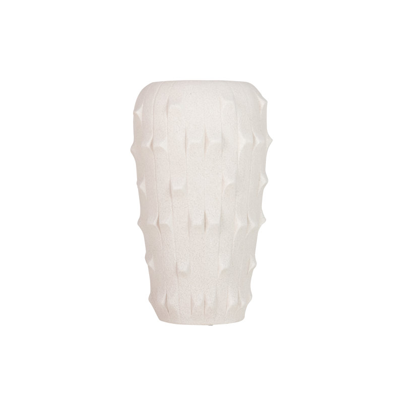 Ceramic / Porcelain Table Vase, Beige