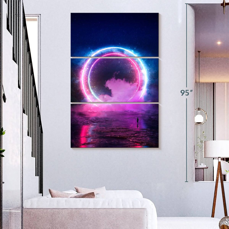 Kelan Stranger Rings, 74" H x 48" W
