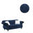 Arlo 77'' Velvet Loveseat-1871614546