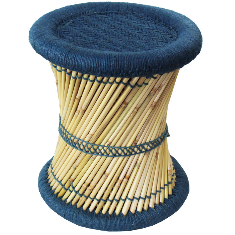 Tabouret d'appoint Barkhamsted, Bleu