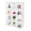 FCH 4 couches 12 compartiments sans porte en plastique blanc taille de compartiment