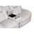 BENZ LED & Power Recliner 3 PC Made With Faux Leather In Ice (CA INVENTORY)-1436062309