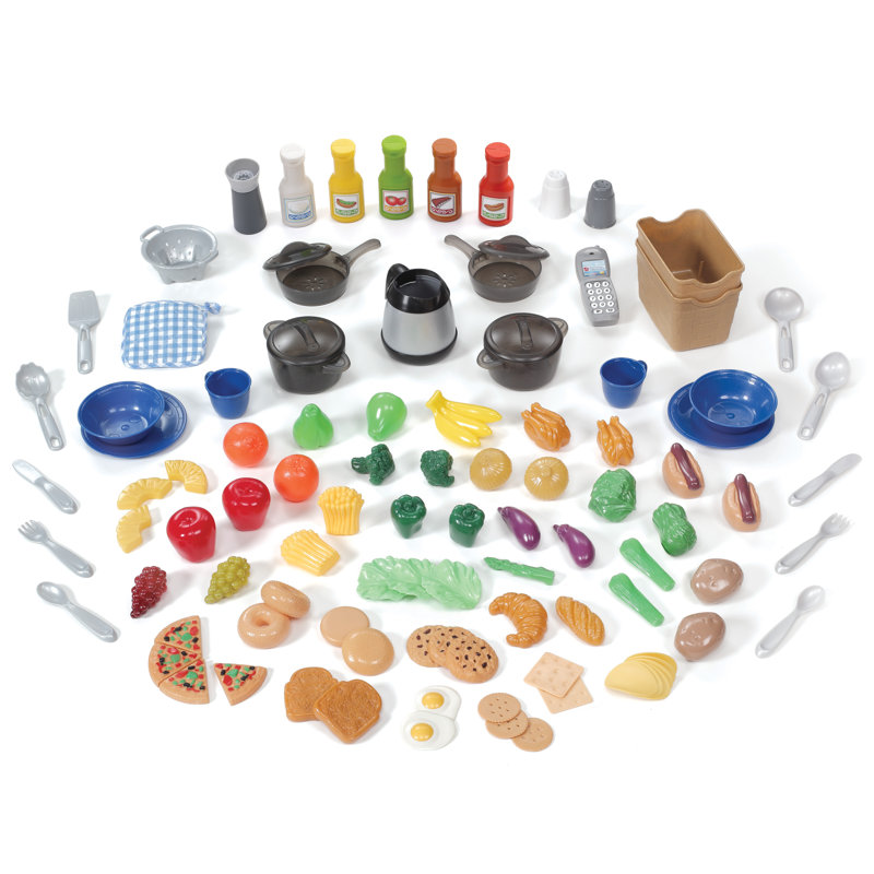 Grand Walk-In Kids Kitchen Set with Grill and Storage