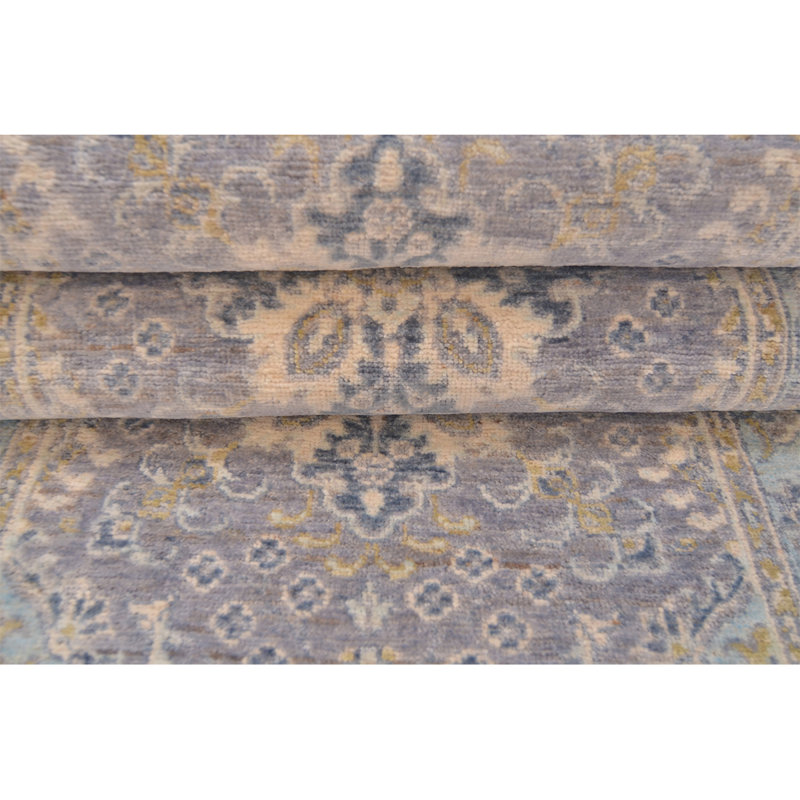 Ziegler 3000 Hand Knotted Wool Oriental Area Rug in Gray