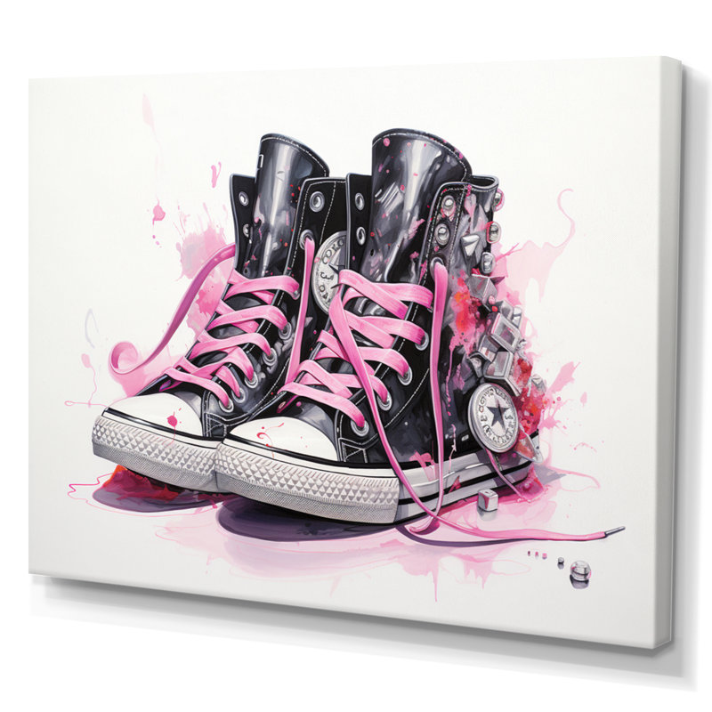 Chaussures de mode obsession - imprimé, Toile tendue, H 24 po x l 32 po x P 1 po