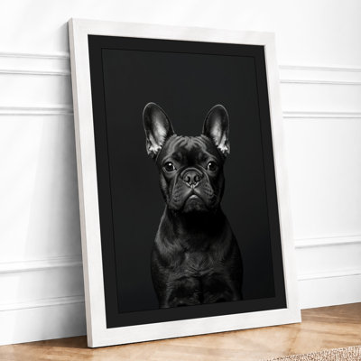French Bulldog Portrait Minimalist - Print