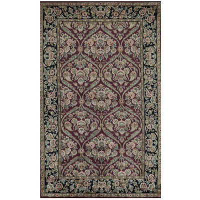 Hand-Knotted High-Quality Red Area Rug