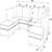 Polyester Upholstered Modular Sectional