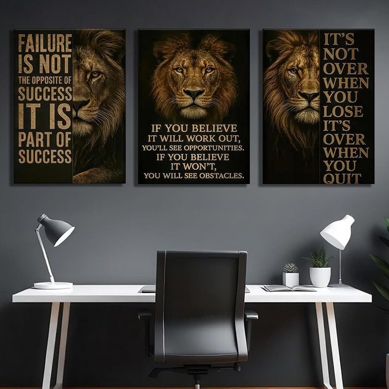 3 Piece Wrapped Canvas Print, 40 cm H x 30 cm W