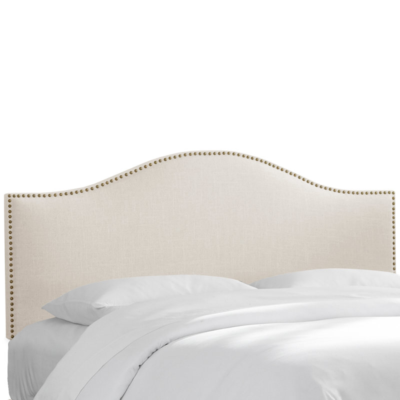 Tête de lit tapissier Regil, Grand, Lin classique talc