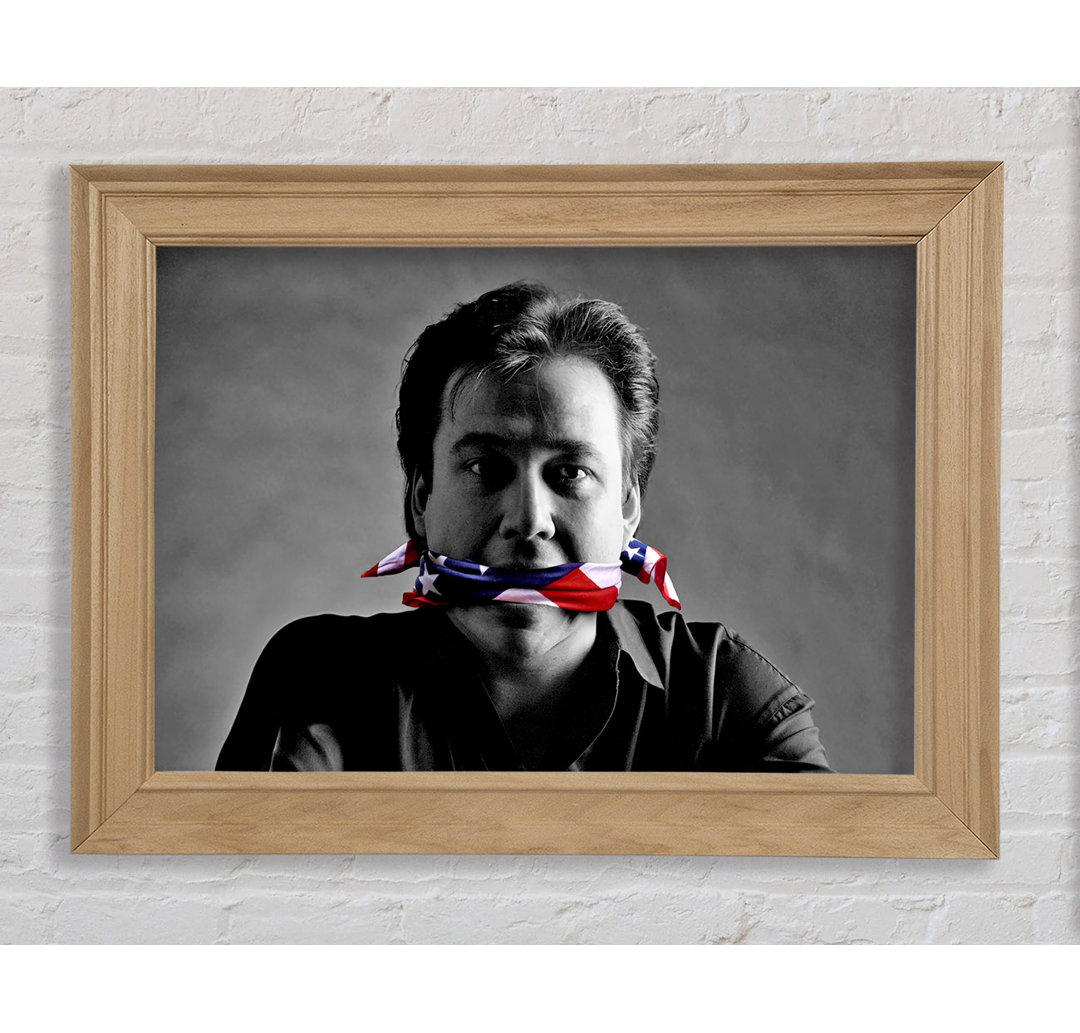 Bill Hicks Flag Gag - Einzelner Bilderrahmen Kunstdrucke